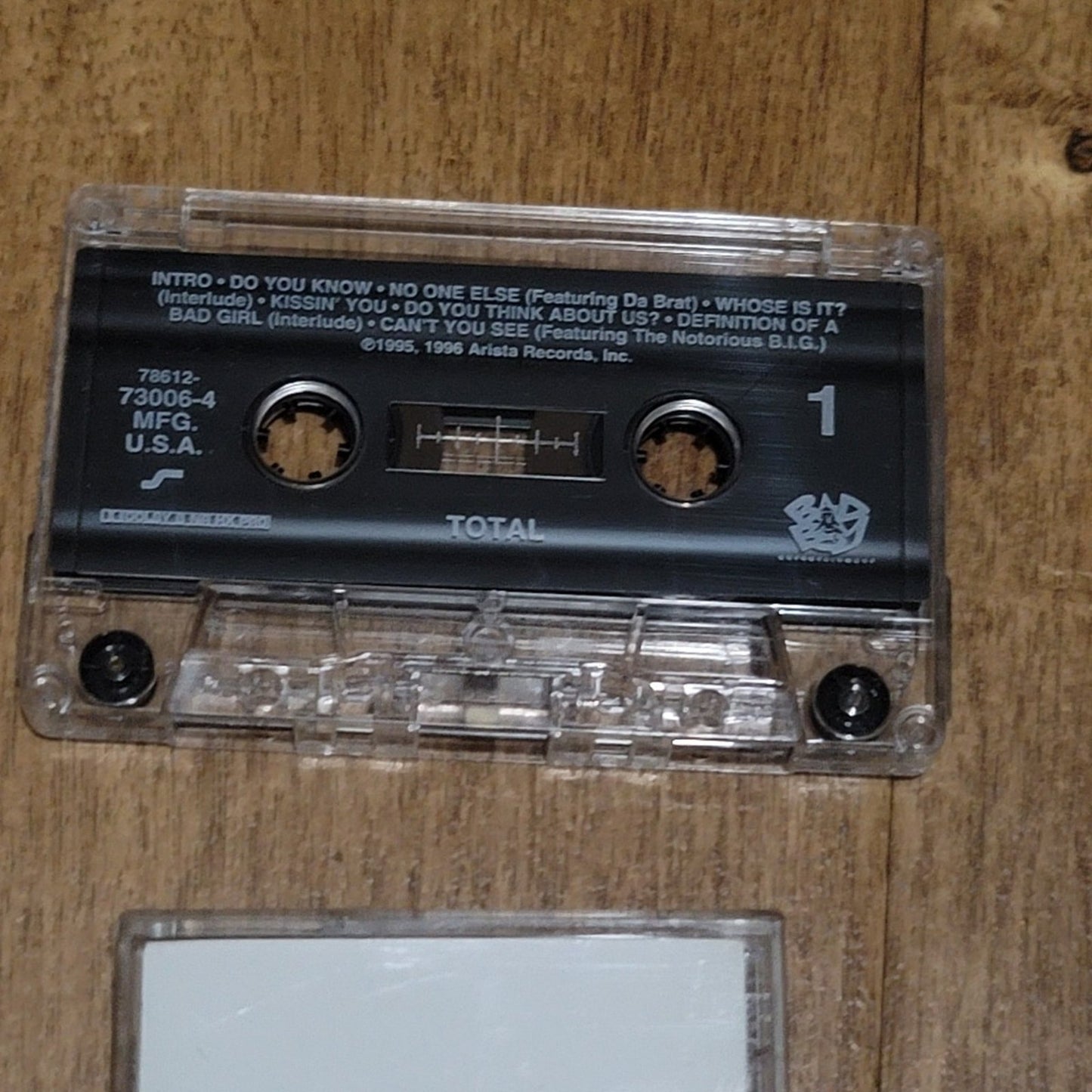 Vtg 1996 Total TOTAL Cassette Tape