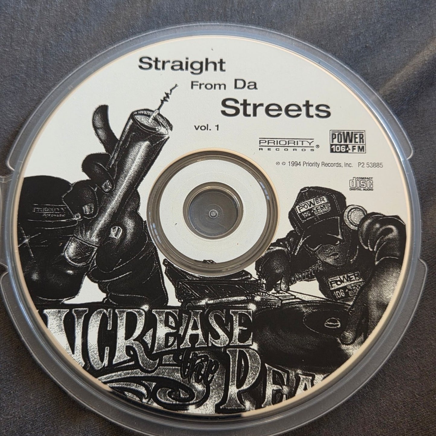 Vtg 1994 Straight From Da Streets Vol 1 Power 106 FM Compilation CD RAP HIP HOP