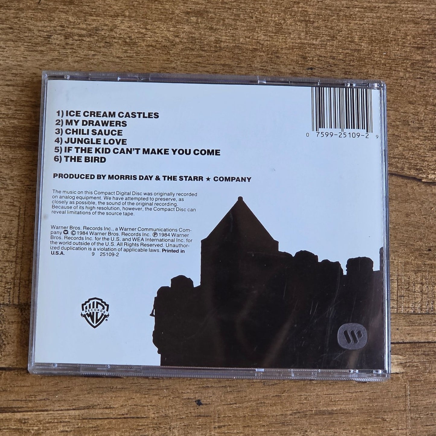 Vtg 1984 THE TIME ICE CREAM CASTLE CD