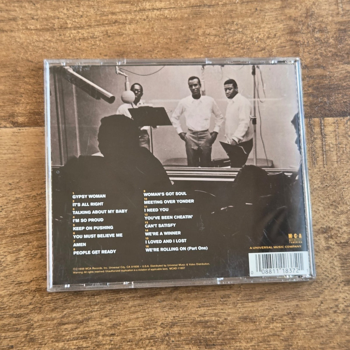 Vtg 1998 The Impressions The Greatest Hits CD