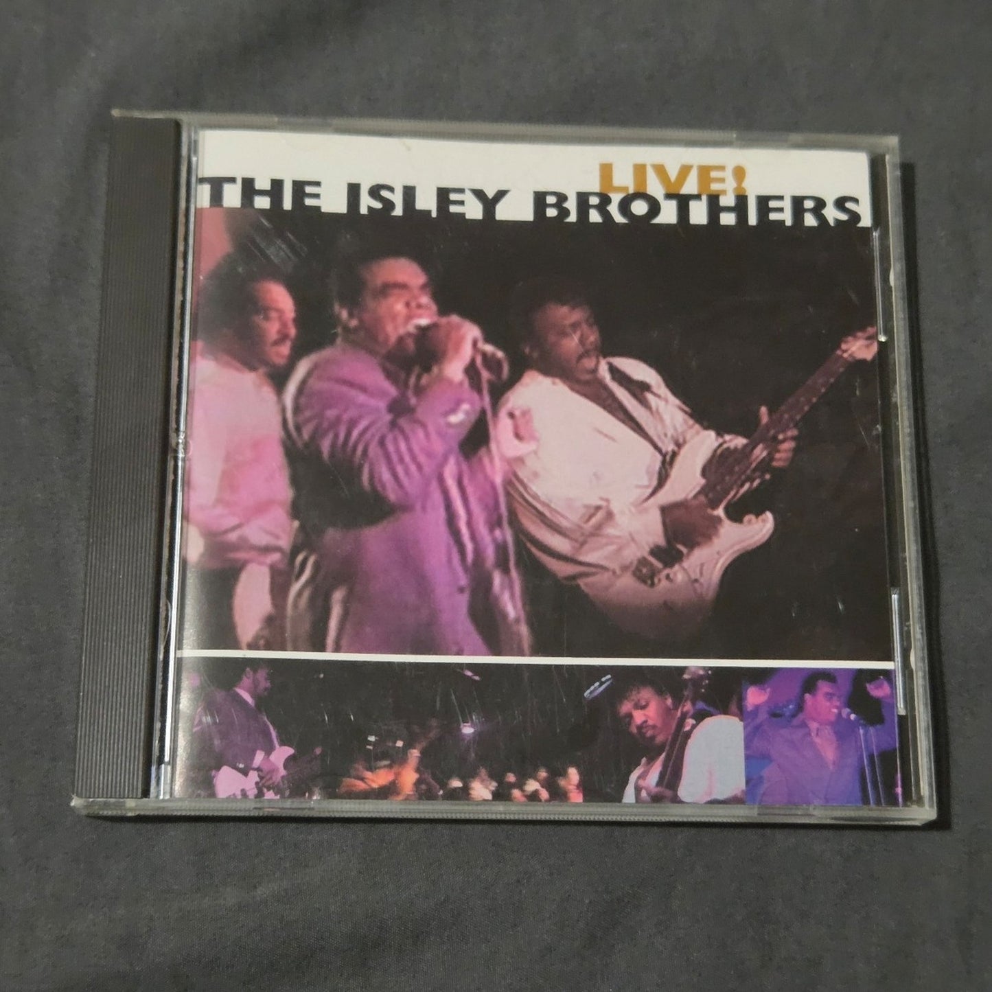 Vtg 1993 THE ISLEY BROTHERS LIVE! CD