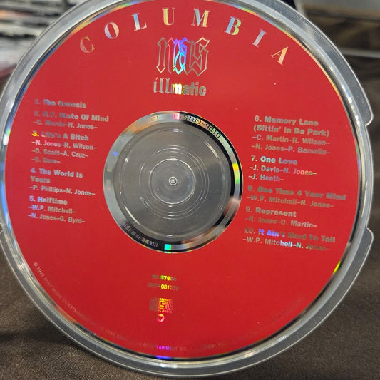 Vtg 1994 Nas ILLMATIC CD Hip Hop Rap
