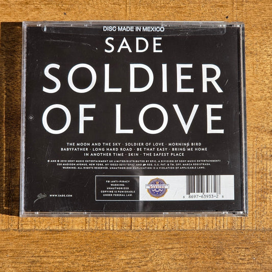 Sade SOLDIER OF LOVE CD