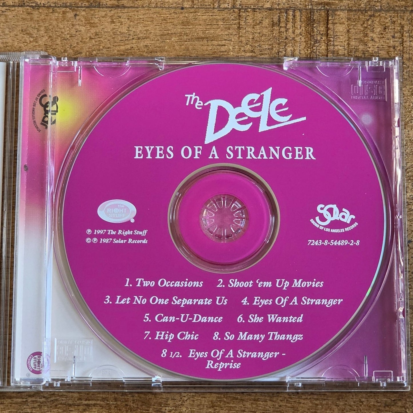 Vtg 1997 The Deele EYES OF A STRANGER CD W/HYPE STICKER BABYFACE