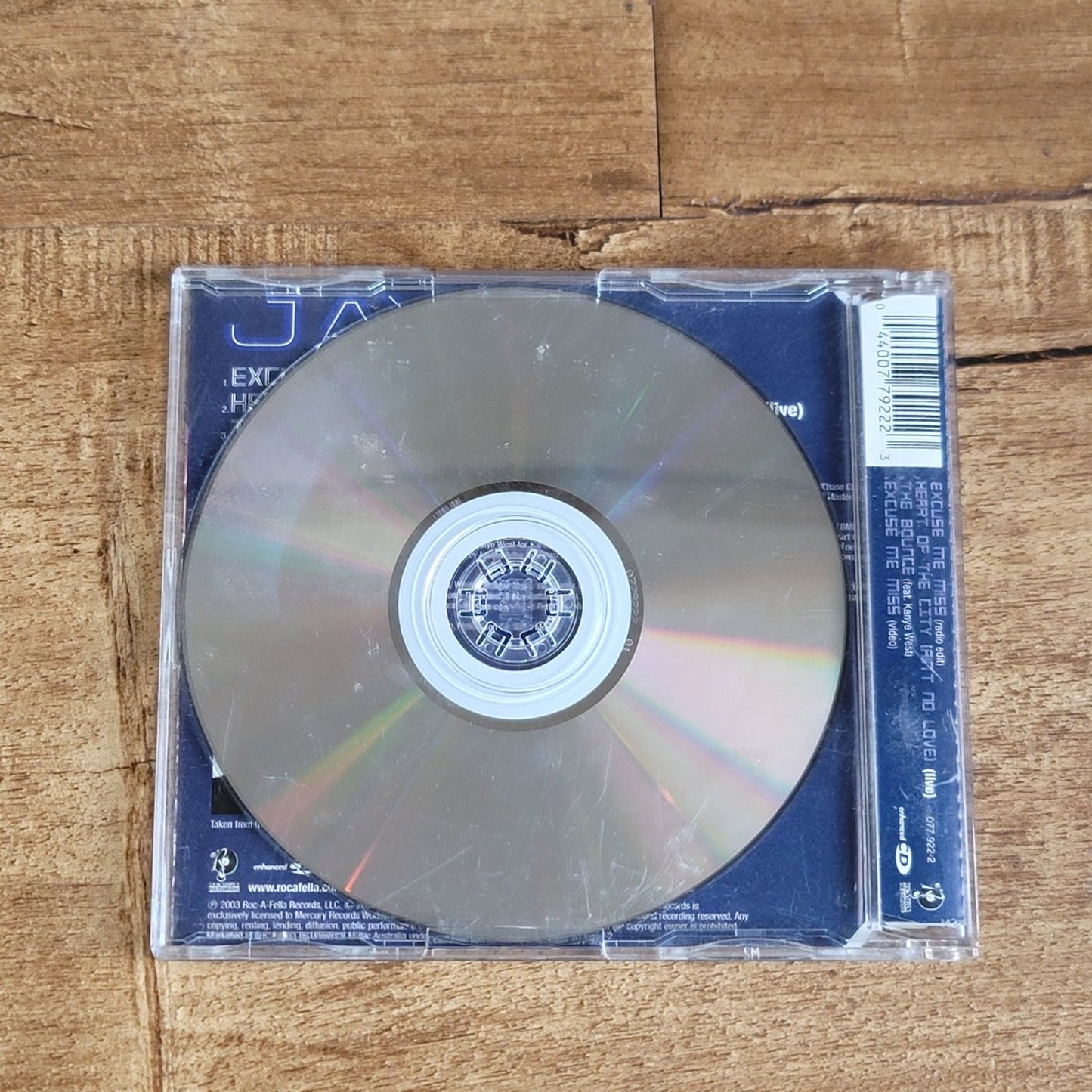 Vtg 2003 Jay-Z EXCUSE ME MISS Enhanced CD Maxi Single RAP HIP HOP