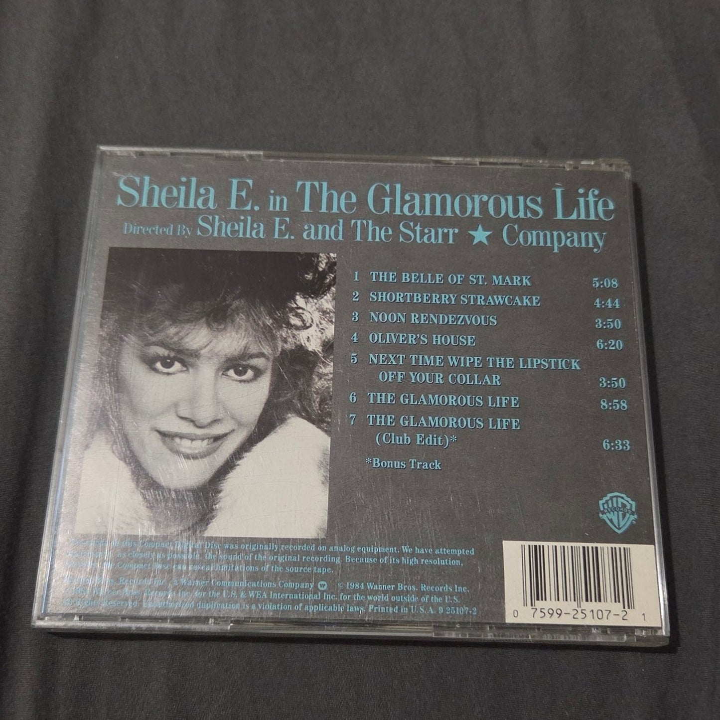Vtg 1984 Sheila E. THE GLAMOROUS LIFE CD