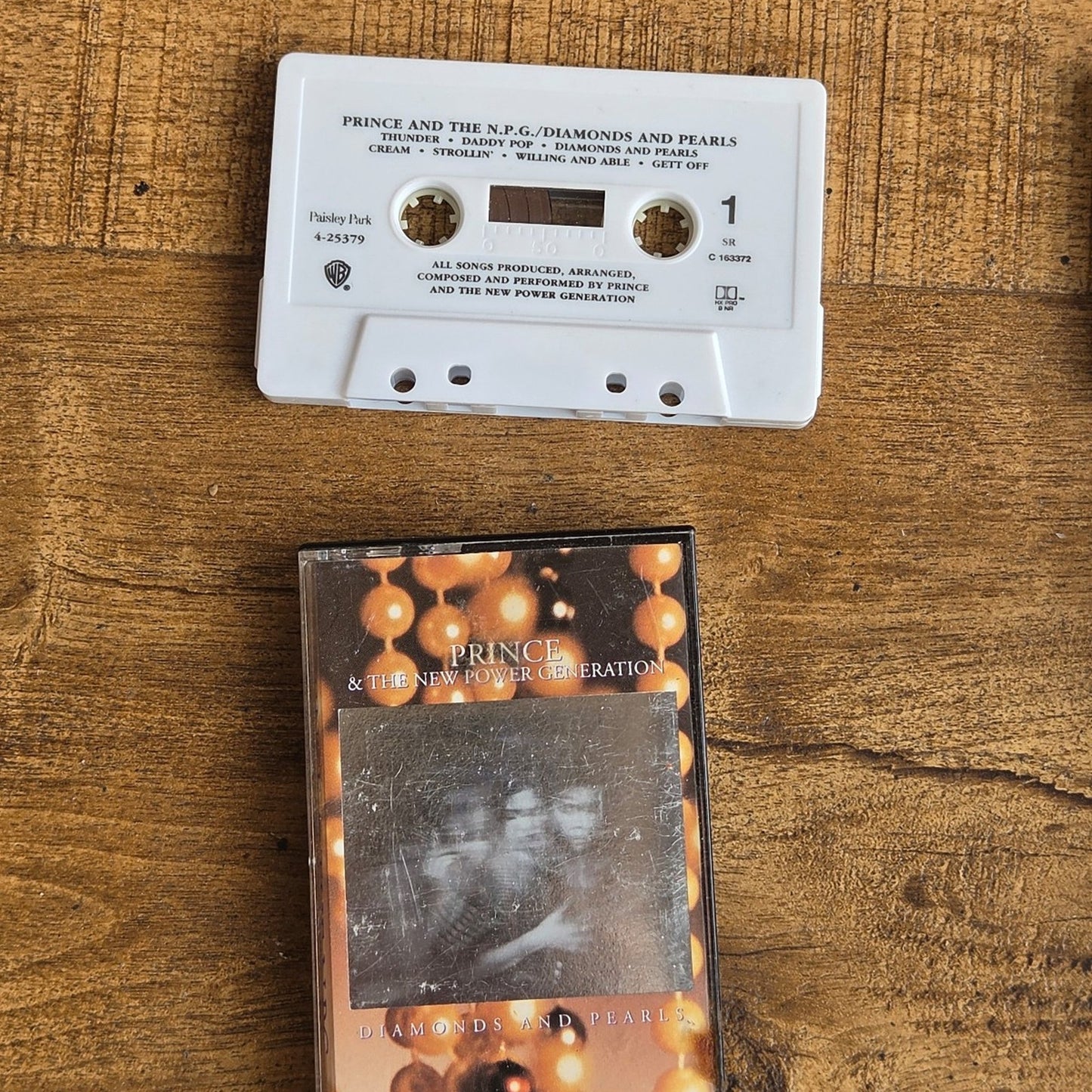 Vtg 1991 Prince & The New Power Generation Diamonds and Pearls Cassette Tape