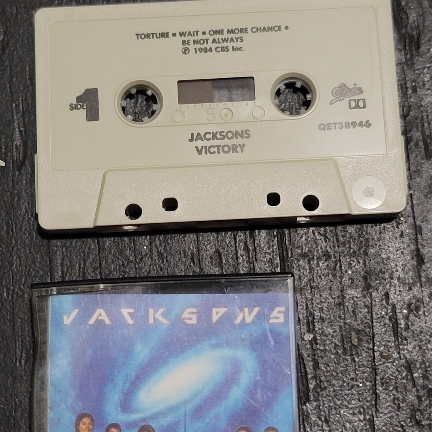 Vtg 1984 Jacksons VICTORY Cassette Tape