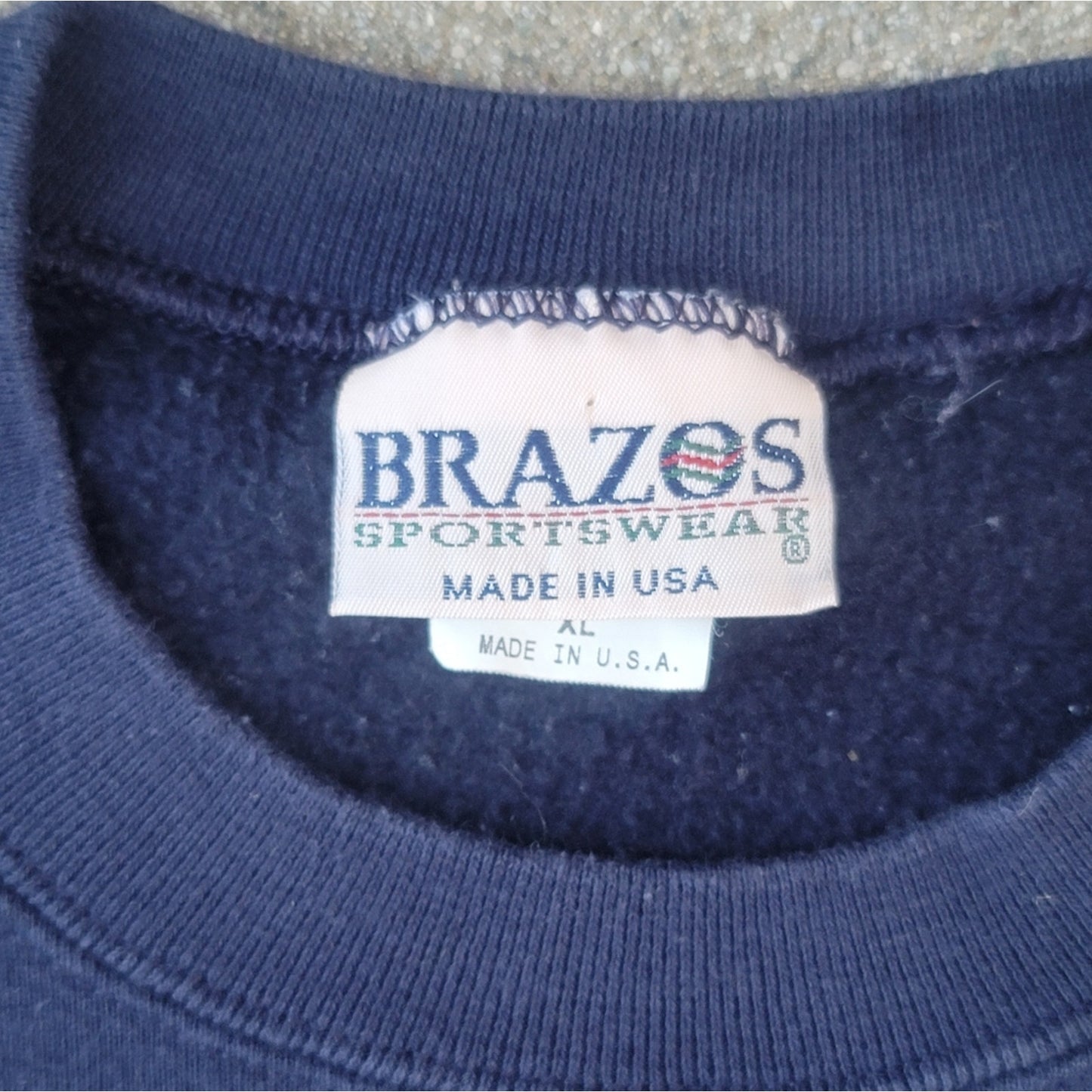 Vtg Brazos Arthur Andersen Pullover Sweatshirt