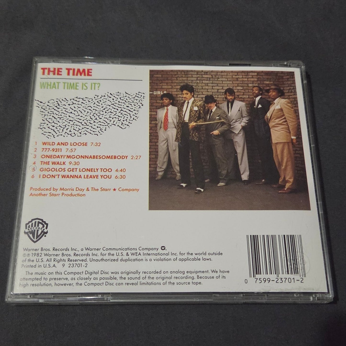 Vtg 1982 THE TIME WHAT TIME IS IT? CD