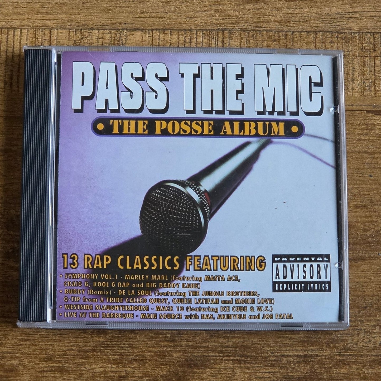 Vtg 1996 Various Artists PASS THE MIC THE POSSE ALBUM CD Hip Hop Rap