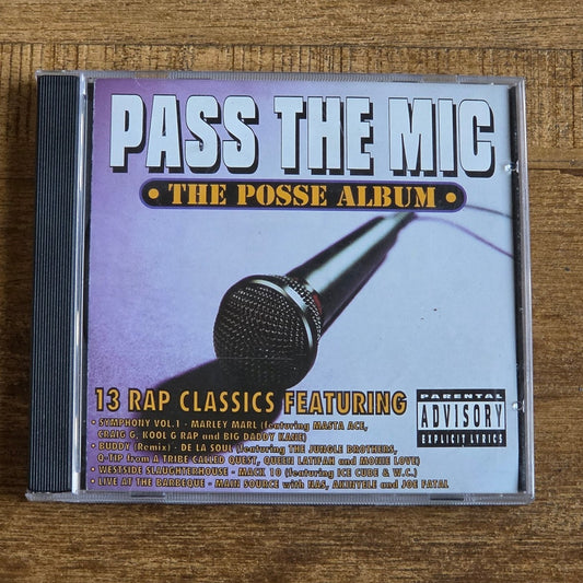 Vtg 1996 Various Artists PASS THE MIC THE POSSE ALBUM CD Hip Hop Rap