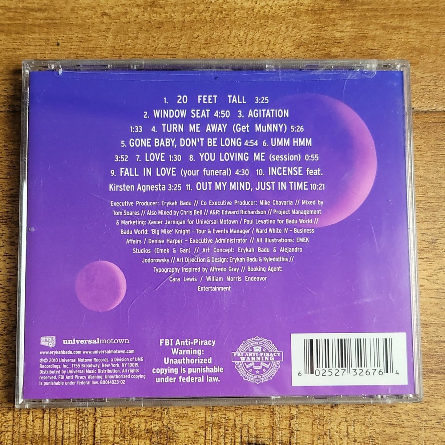 Erykah Badu NEW AMERYKAH PT. 2: RETURN OF THE ANKH CD