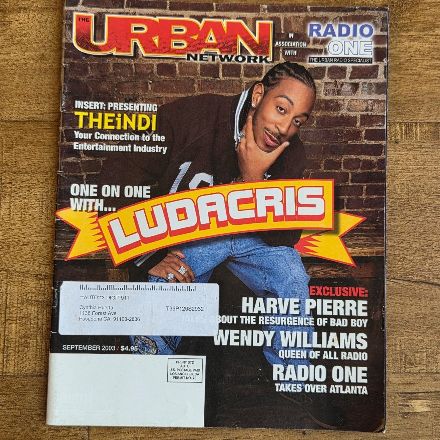 September 2003 Urban Network Ludacris Cover Magazine