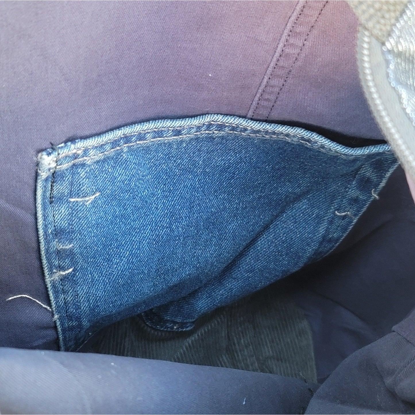 Ghaniaan West African Custom Denim Tote Bag