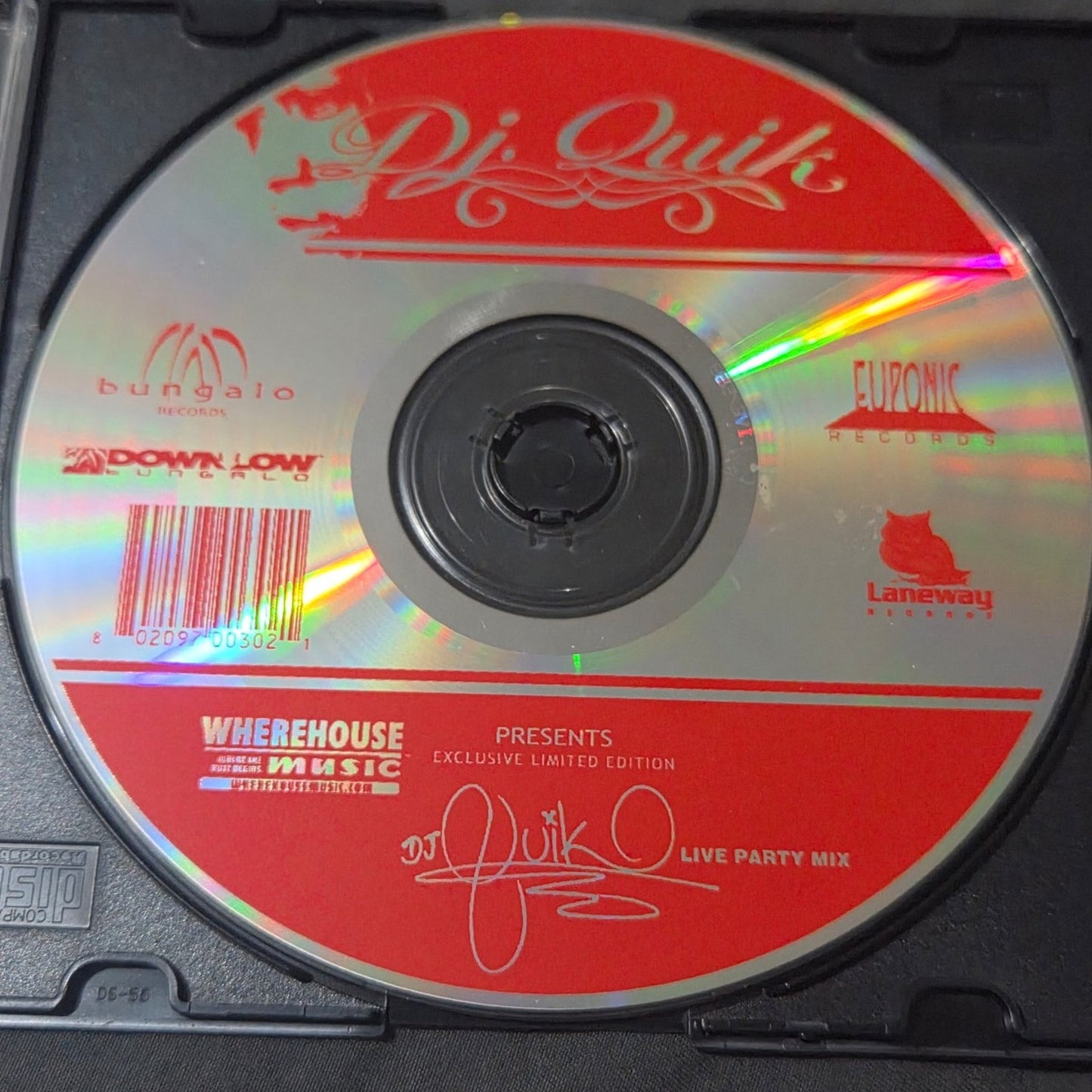 Vtg DJ Quik EXCLUSIVE LIMITED EDITION LIVE PARTY MIX CD RAP HIP HOP RARE