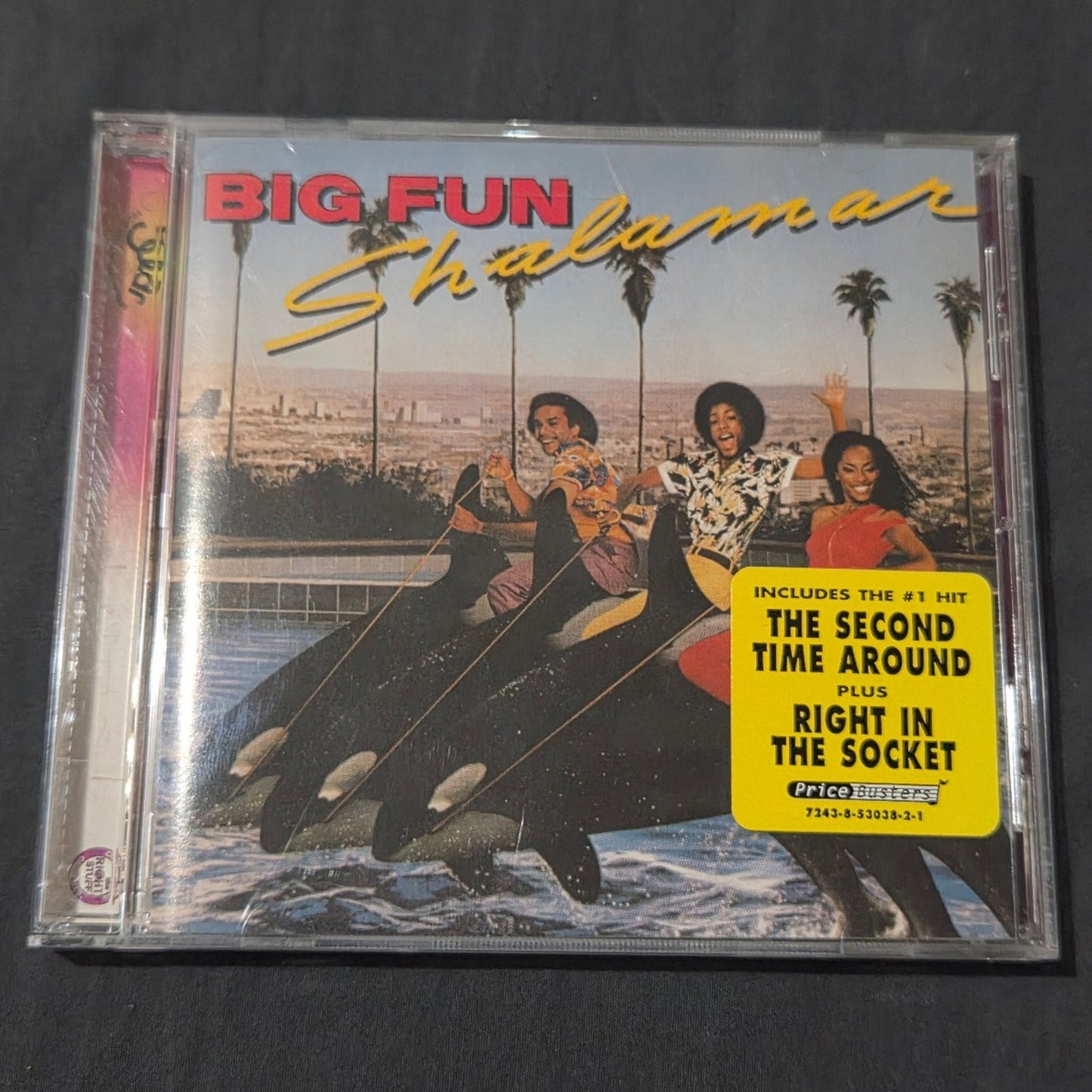 Vtg 1996 Shalamar Big Fun CD Hype Sticker