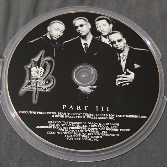 Vtg 2001 112 Part III CD Bad Boy