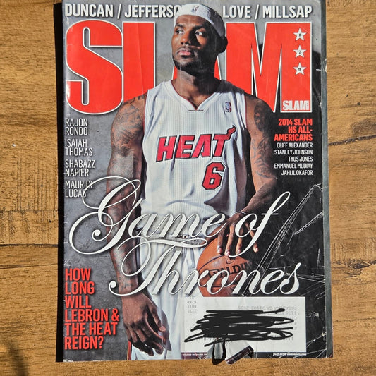 July 2014 SLAM Lebron James Cover Magazine
