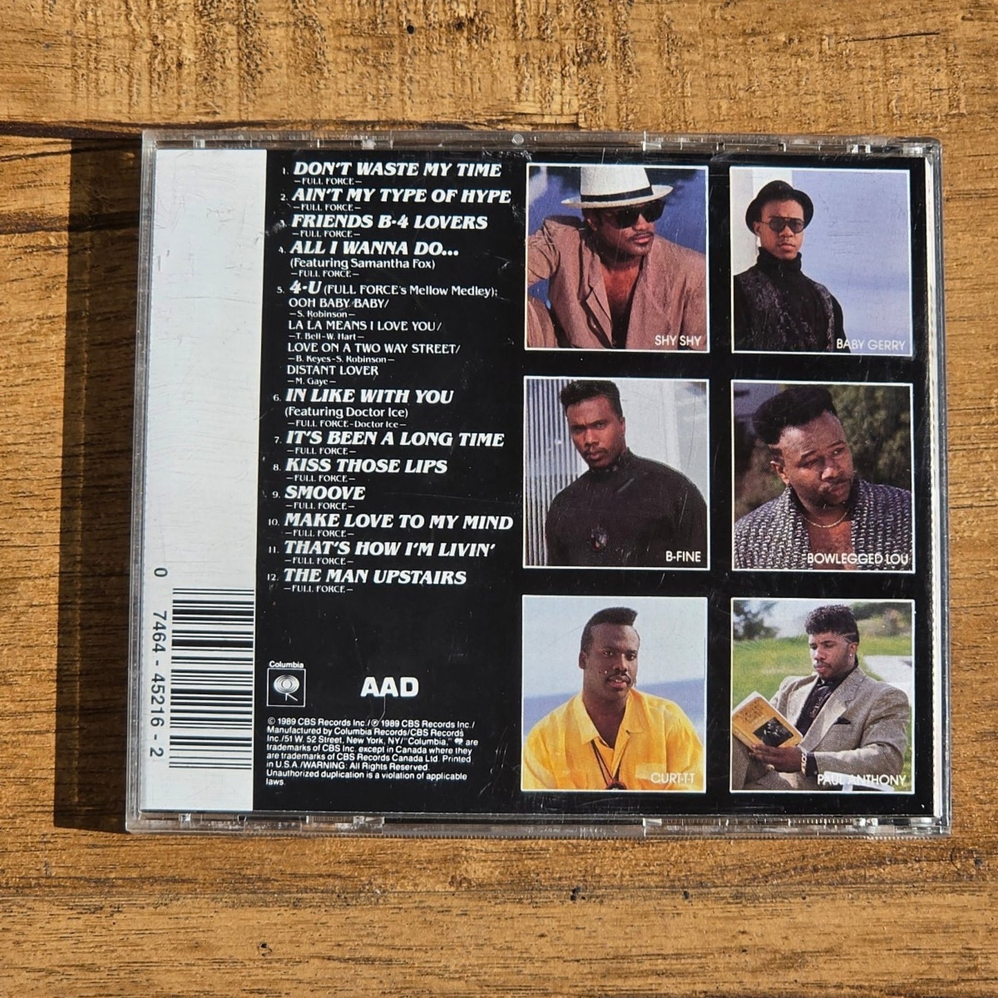 Vtg 1989 Full Force SMOOVE CD