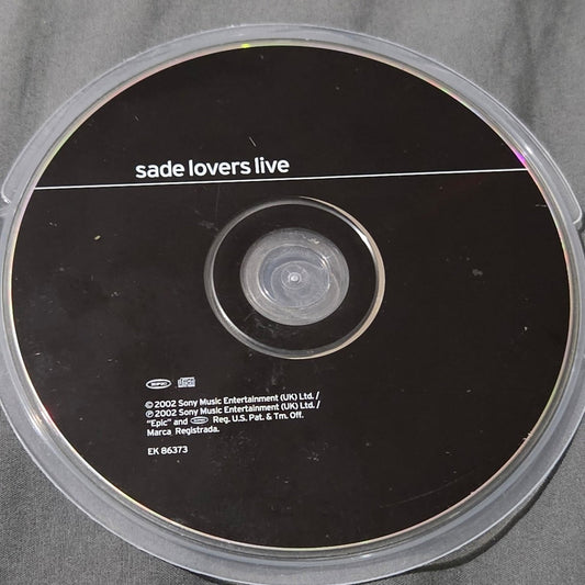Vtg 2002 Sade Lovers Live CD