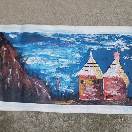 Custom Canvas Oil Painting Ghana West Africa