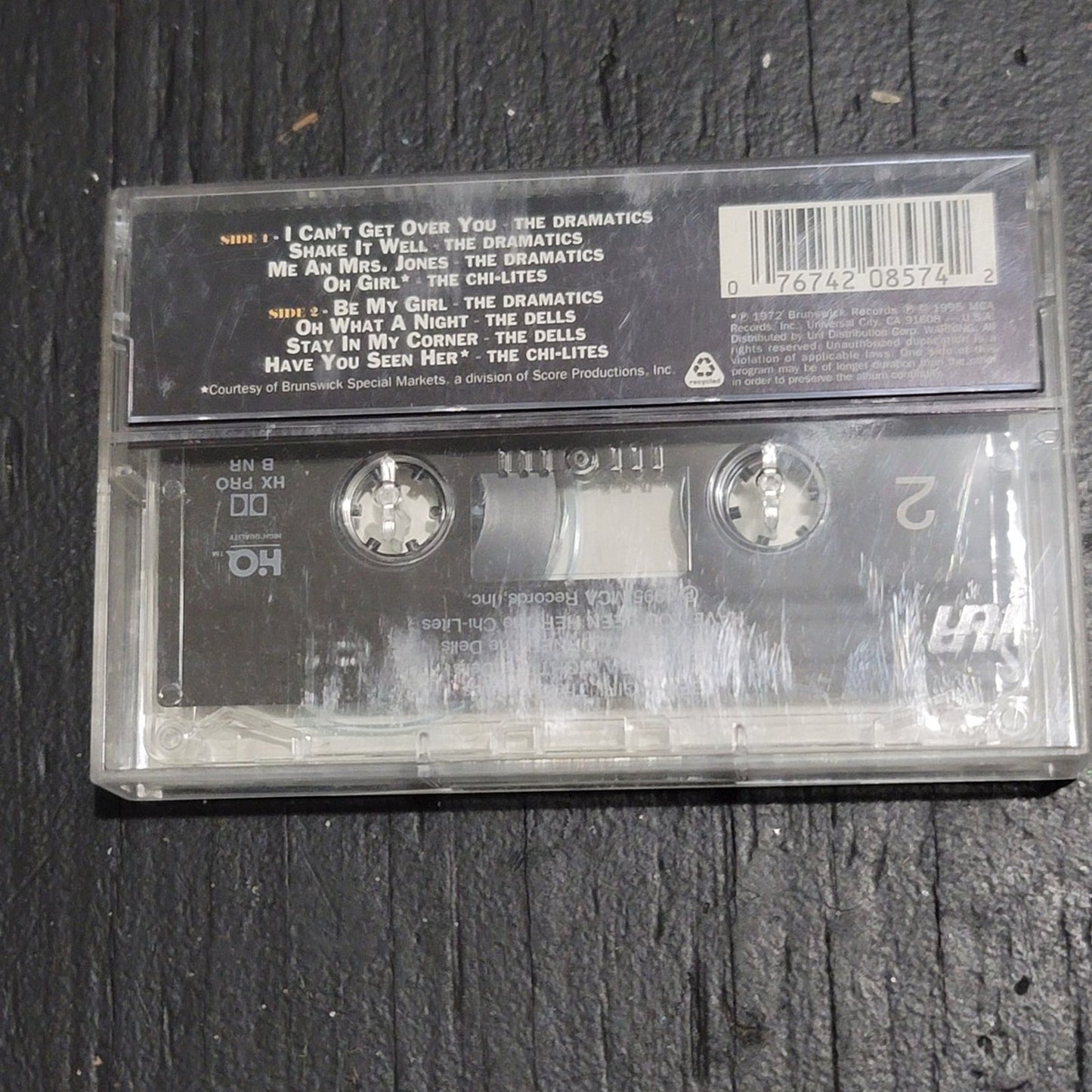 Vtg 1972 Classic Soul GREATEST HITS Cassette Tape