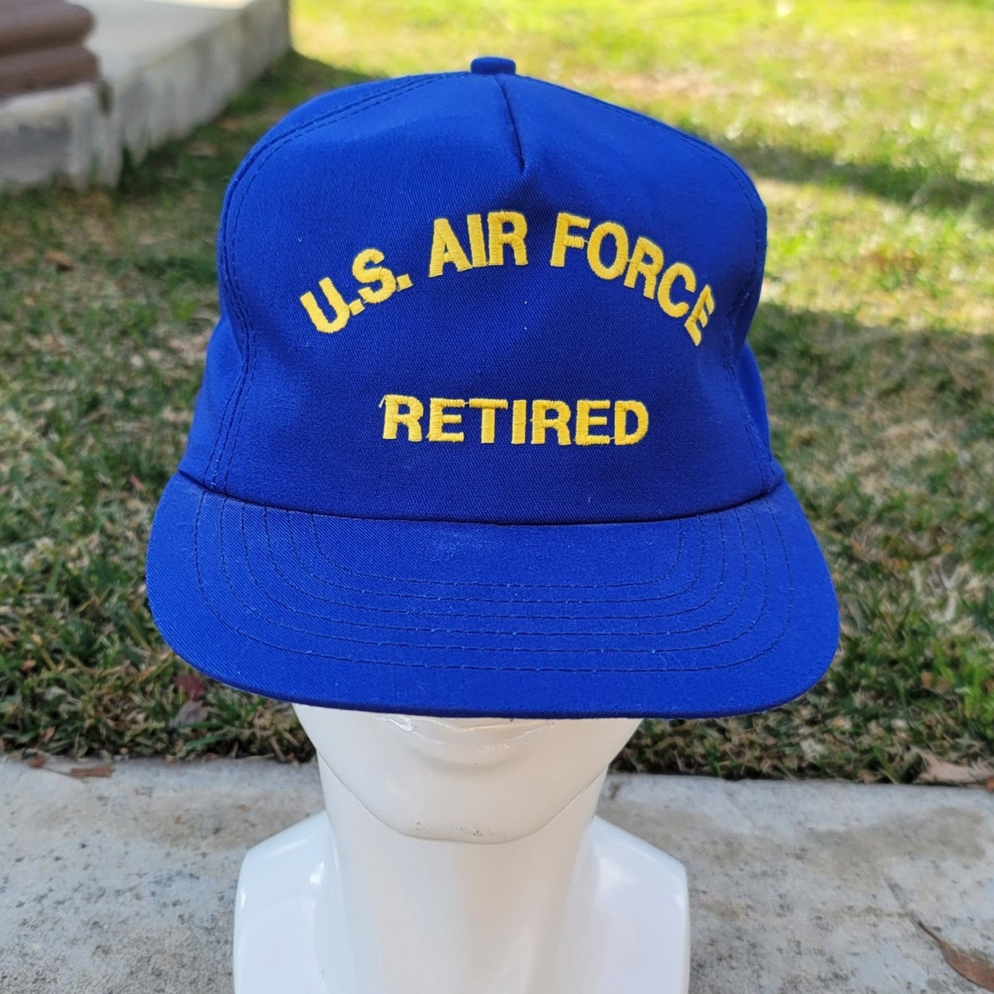 Vtg US Air Force Snapback Retired Hat