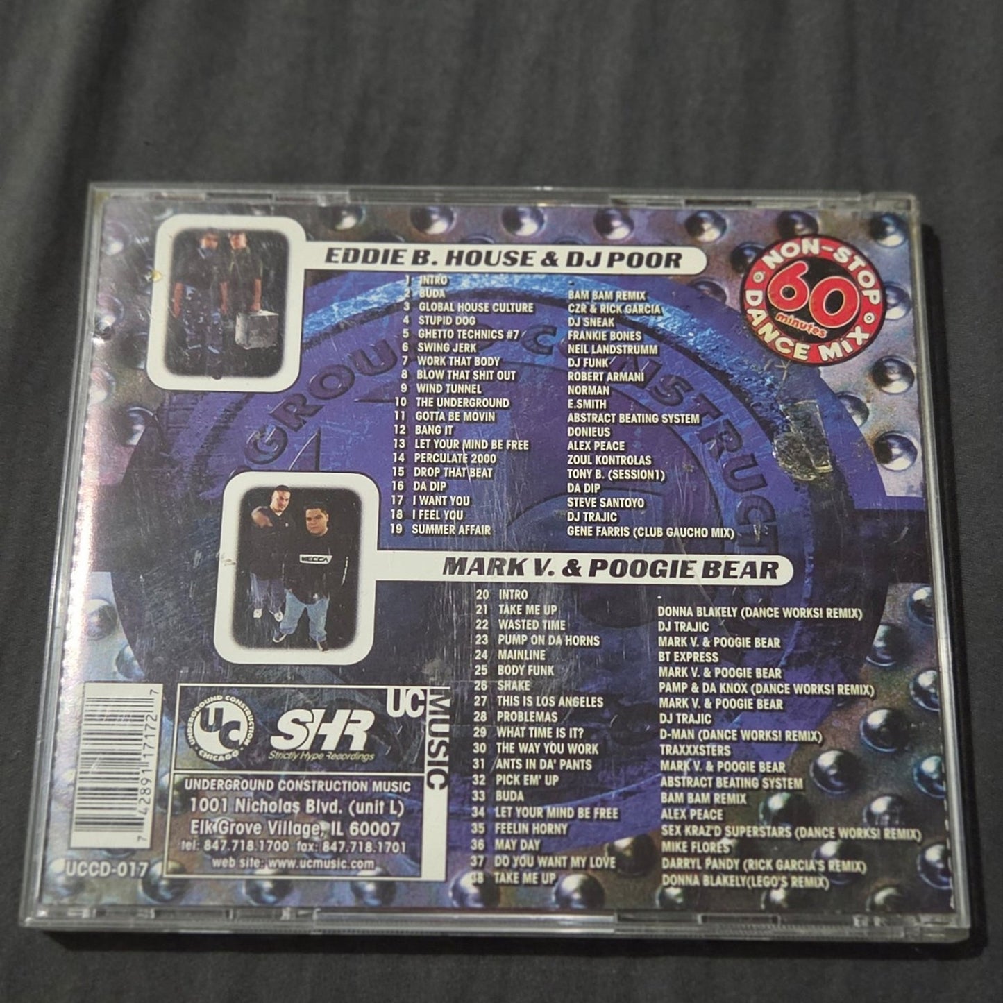 Vtg 1998 Young Gunz DANCE COMPILATION CD