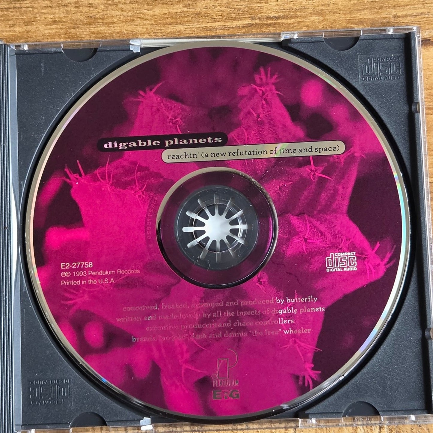 Vtg 1993 Digable Planets REACHIN' CD RAP HIP HOP