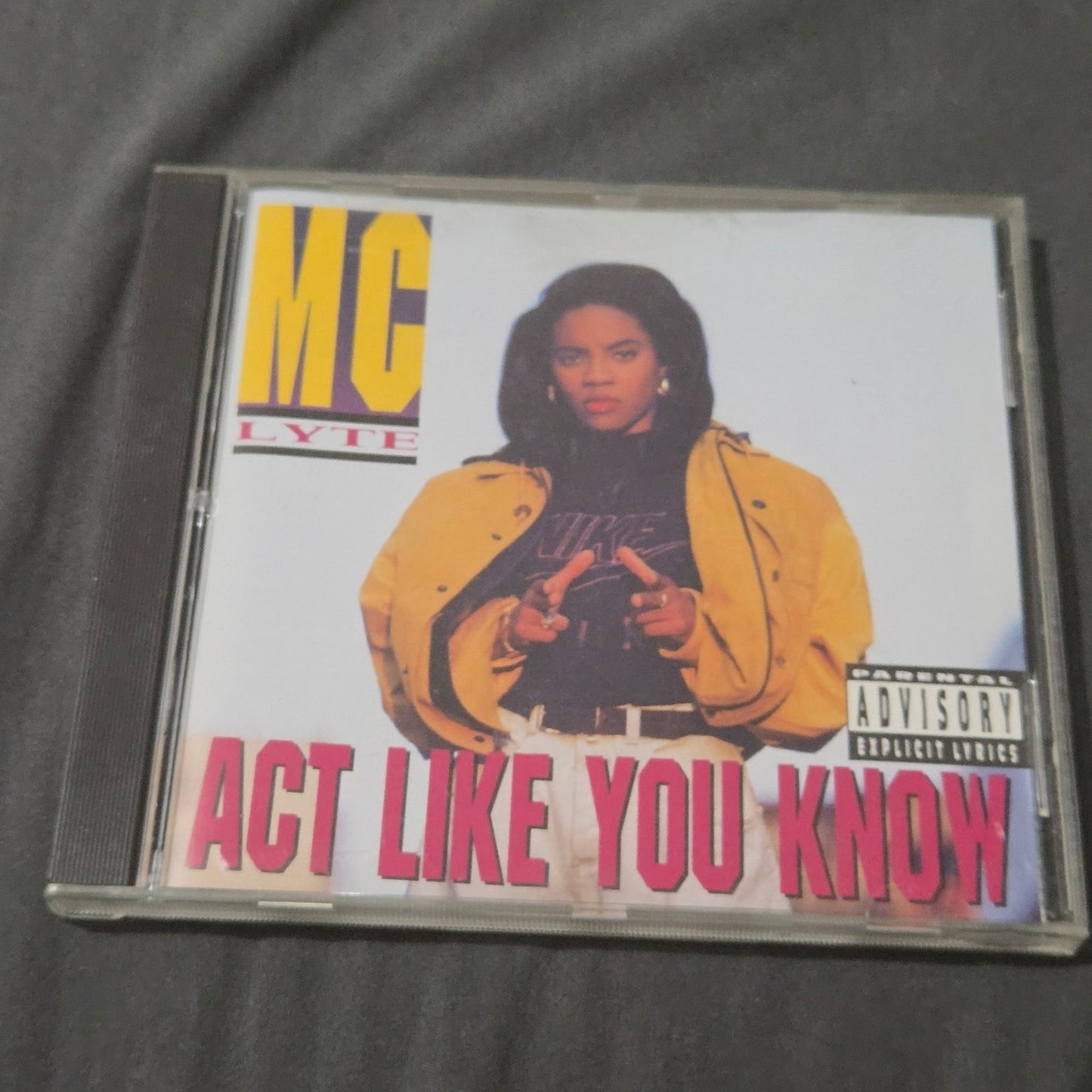 Vtg 1991 MC LYTE ACT LIKE YOU KNOW CD RAP HIP HOP