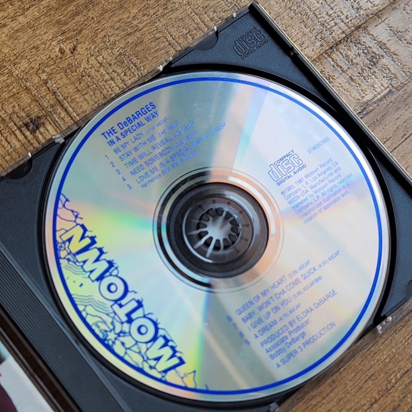 Vtg 1983 DeBarge IN A SPECIAL WAY CD