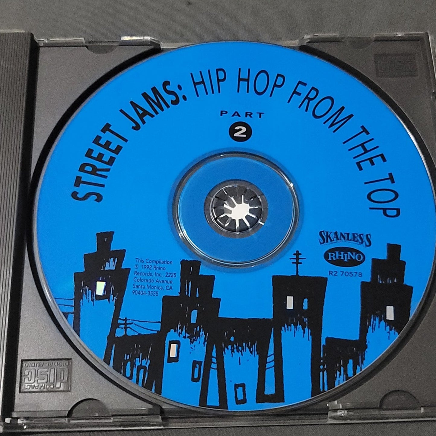 Vtg 1992 Street Jams HIP HOP FROM THE TOP Part 2 CD