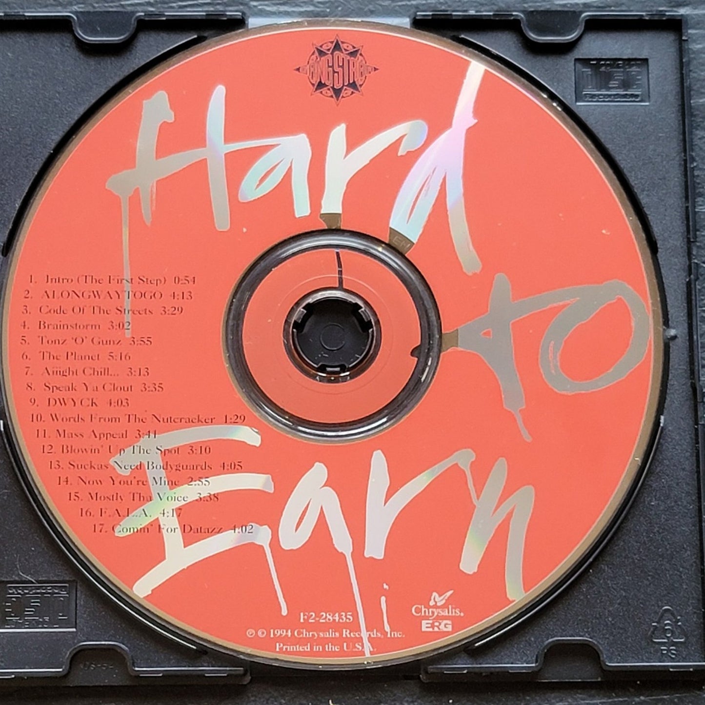 Vtg Gang Starr Hard to Earn CD