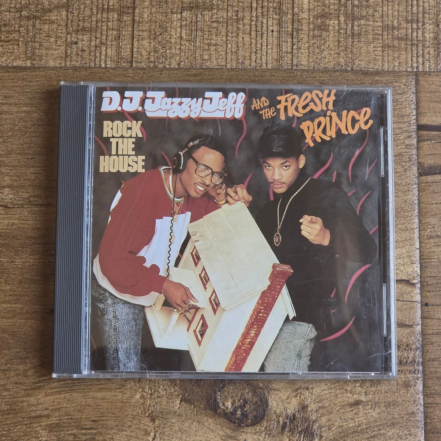 Vtg 1988 D.J. Jazzy Jeff and the Fresh Prince ROCK THE HOUSE CD RAP HIP HOP