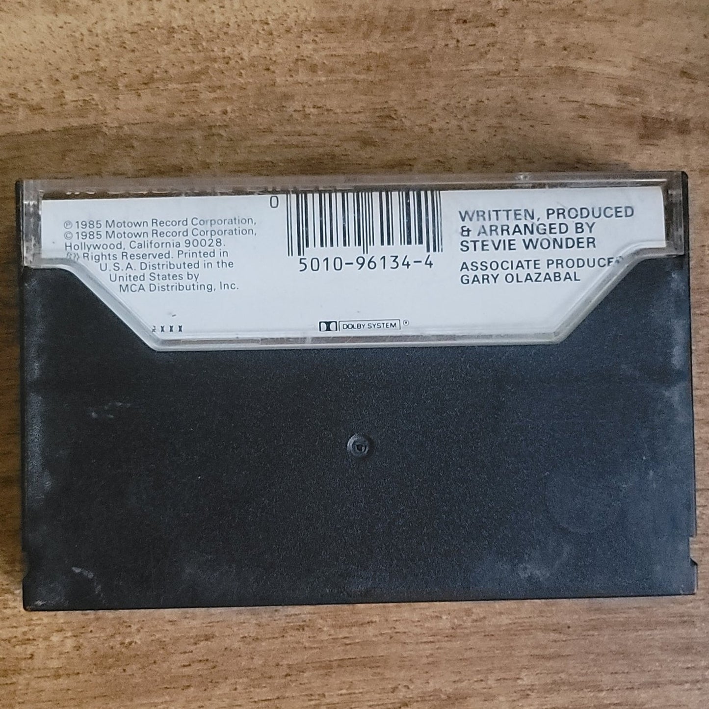 Vtg 1985 Stevie Wonder IN SQUARE CIRCLE Cassette Tape