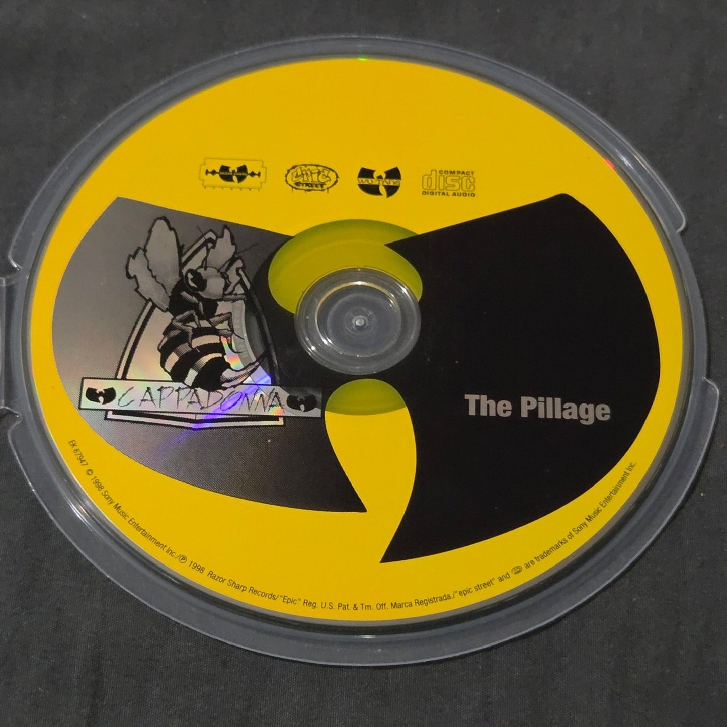 Vtg 1998 Cappadonna THE PILLAGE CD Hip Hop Rap Wu-Tang