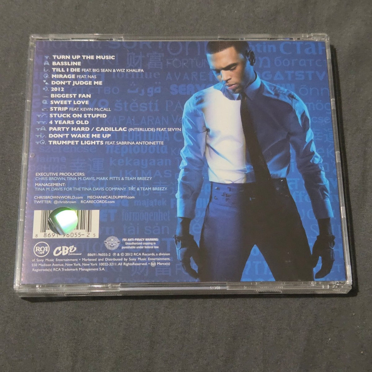 Chris Brown Fortune Promo CD