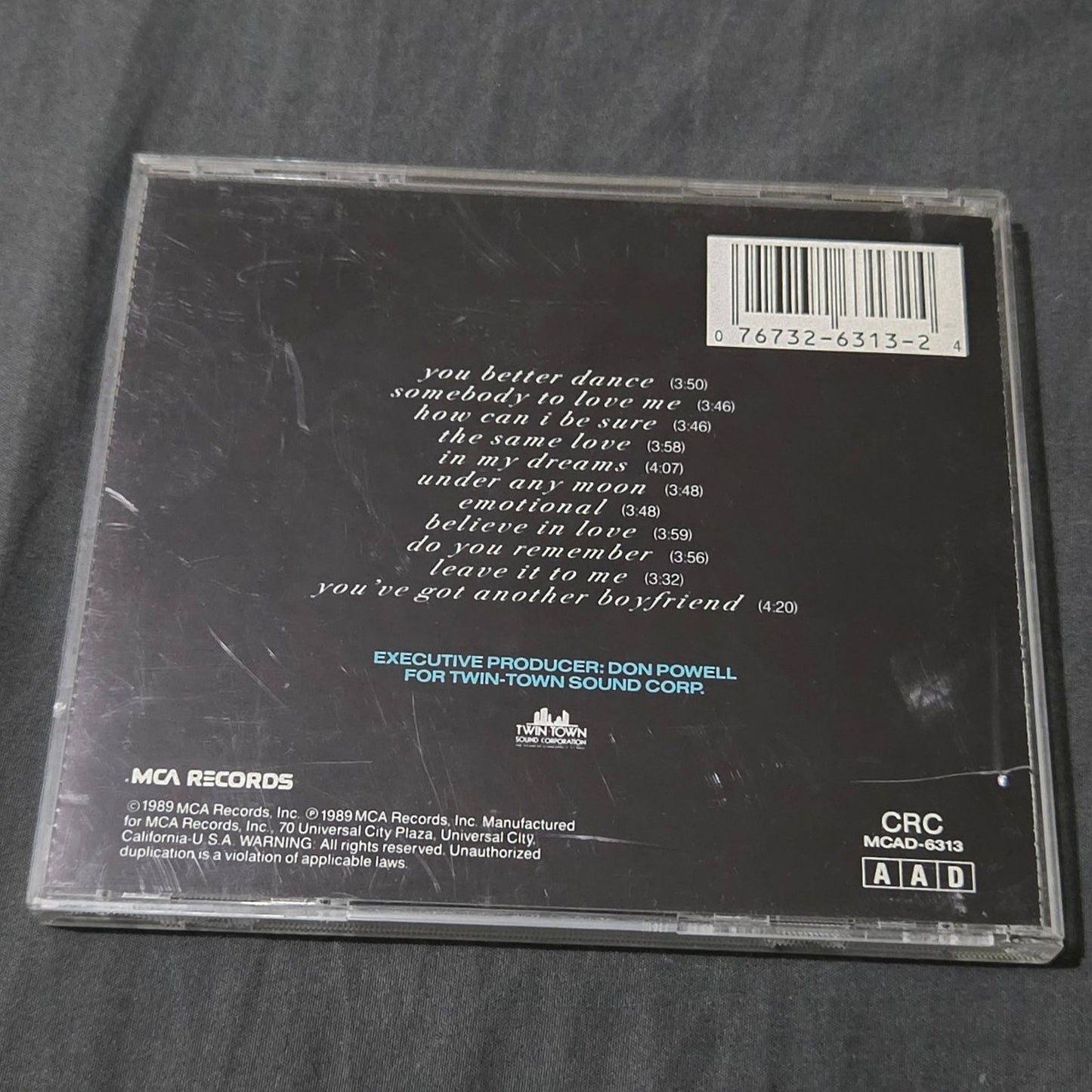 Vtg 1989 The Jets BELIEVE CD