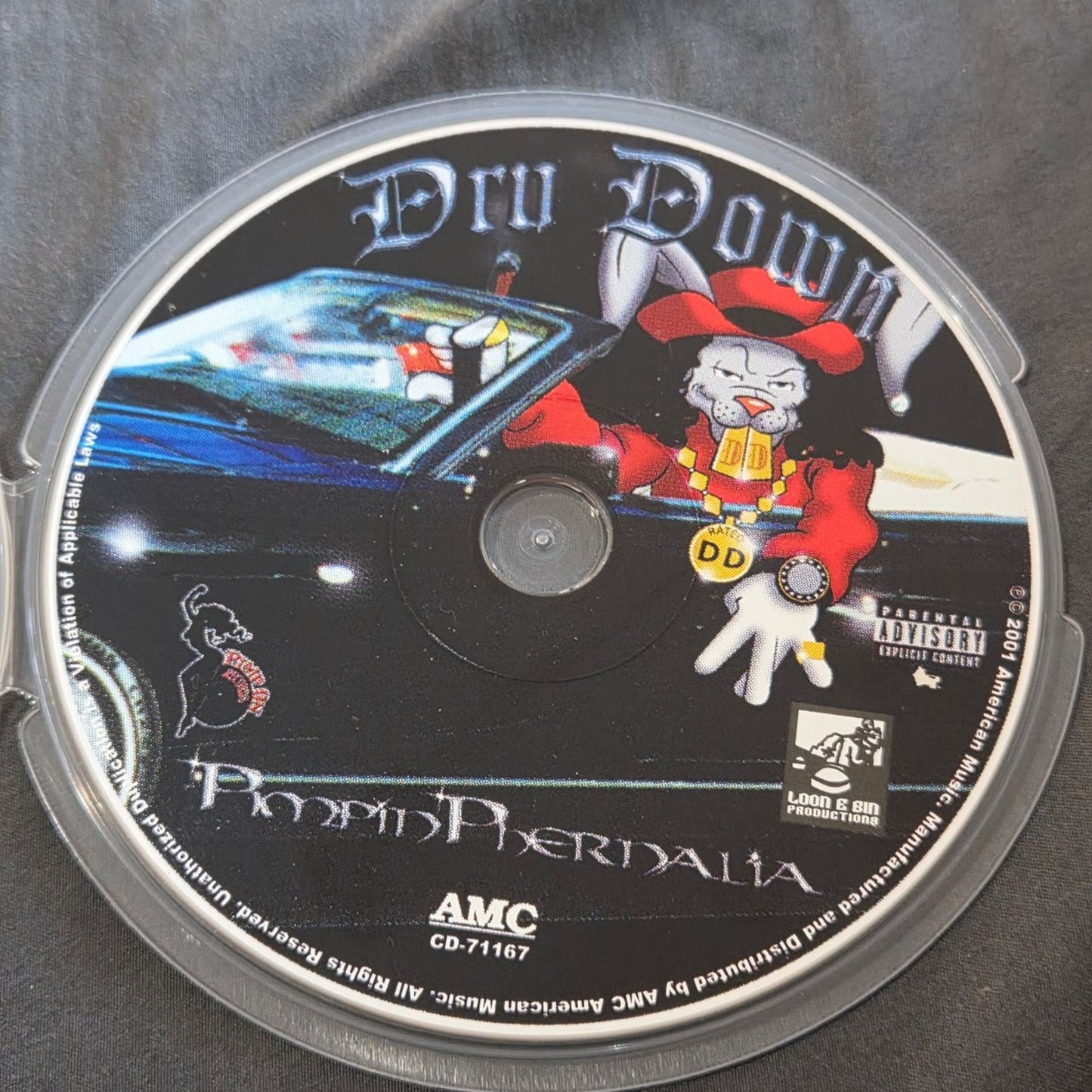 Vtg 2001 Dru Down PIMPIN PHERNALIA CD RAP HIP HOP