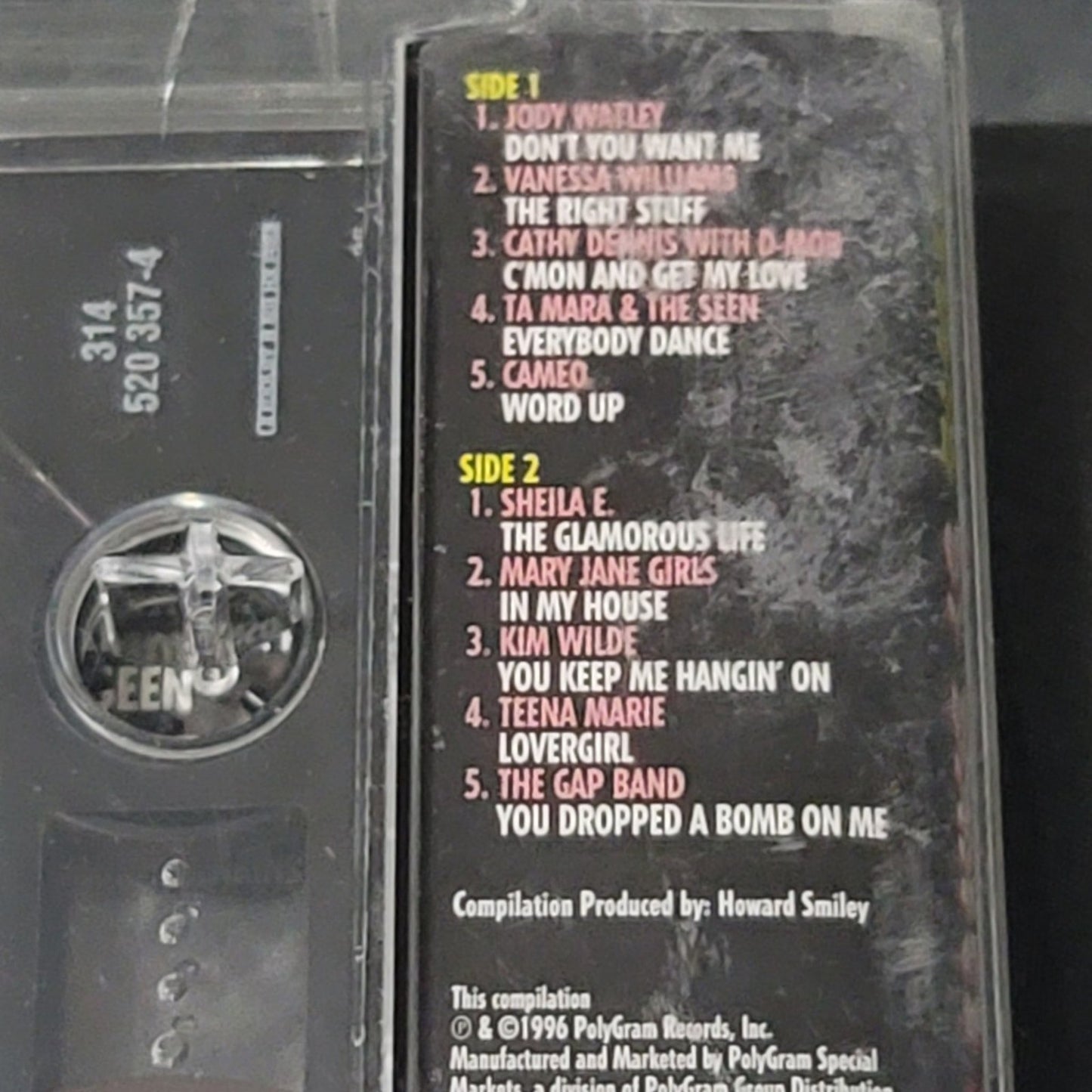 Vtg 1996 World of Dance THE 80s VARIOUS ARTISTS Cassette Tape