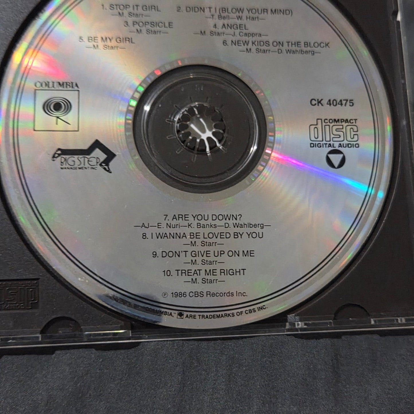 Vtg 1986 NEW KIDS ON THE BLOCK SELF TITLED CD NKOTB