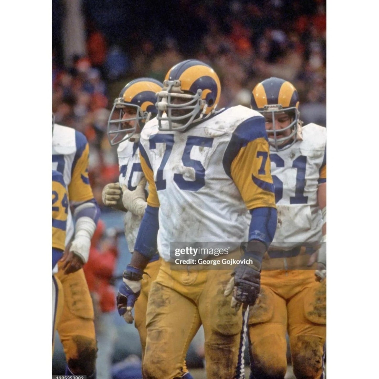 Vtg 1970s Los Angeles Rams John Williams Game Worn Sideline Jacket NFL