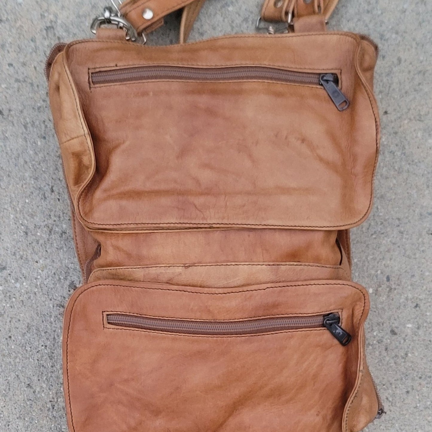 Vtg Karla Bolsas Suede Duffle Crossbody Bag Combo