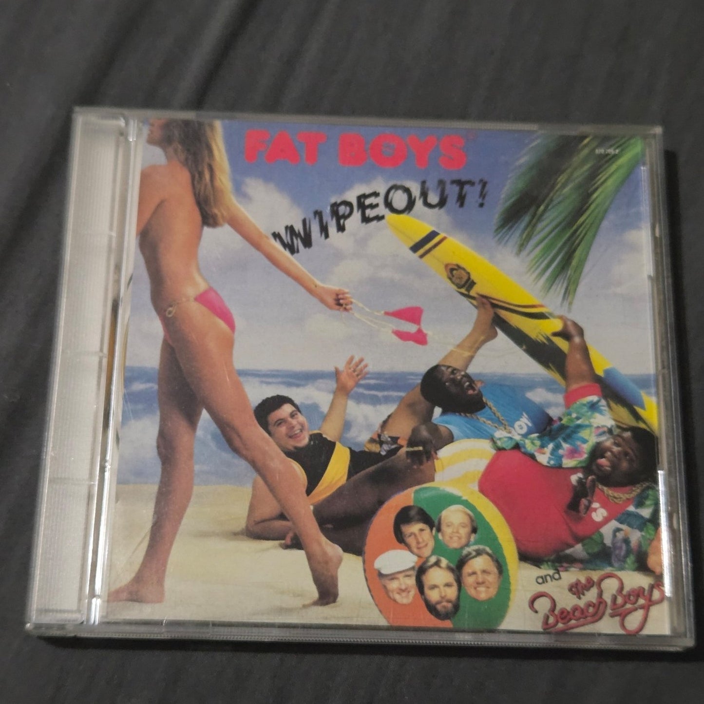 Vtg 1987 Fat Boys WIPEOUT! CD/DVD COMBO