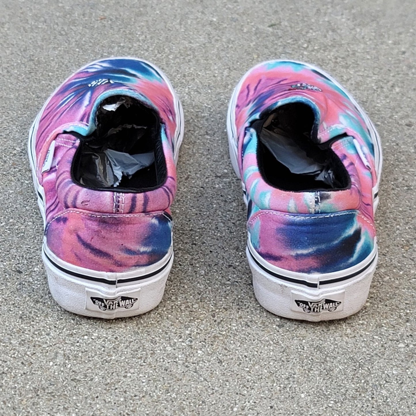 VANS Jerry Garcia Grateful Dead Tie Dye Slip On Unisex Shoes