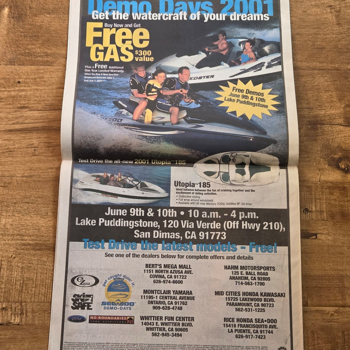 Vtg 2001 Los Angeles Lakers San Gabriel Valley Newspaper