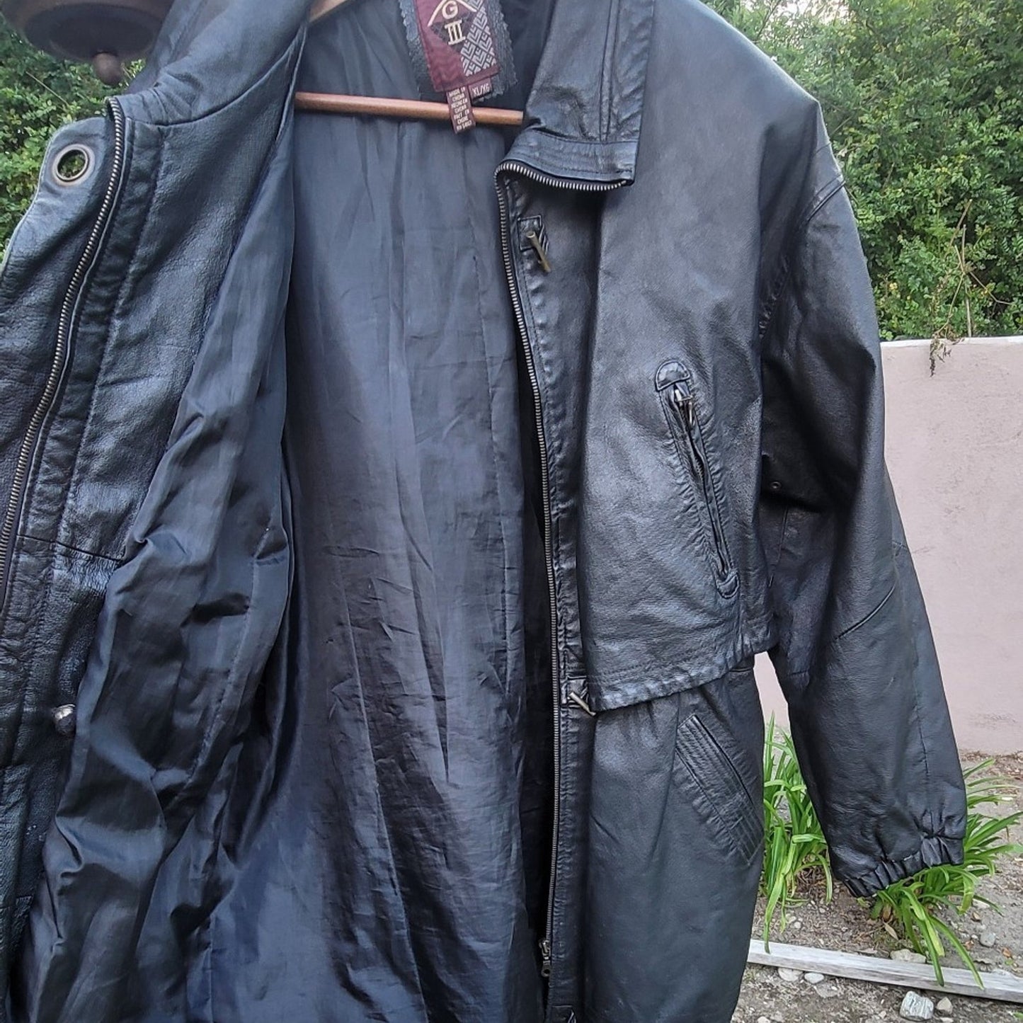 Vtg G-III Leather Jacket Coat