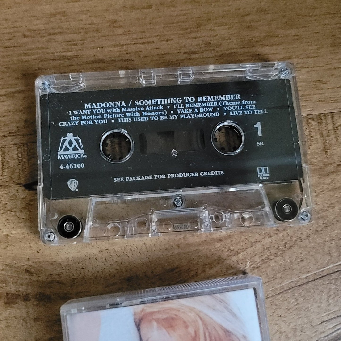 Vtg 1995 Madonna SOMETHING TO REMEMBER Cassette Tape