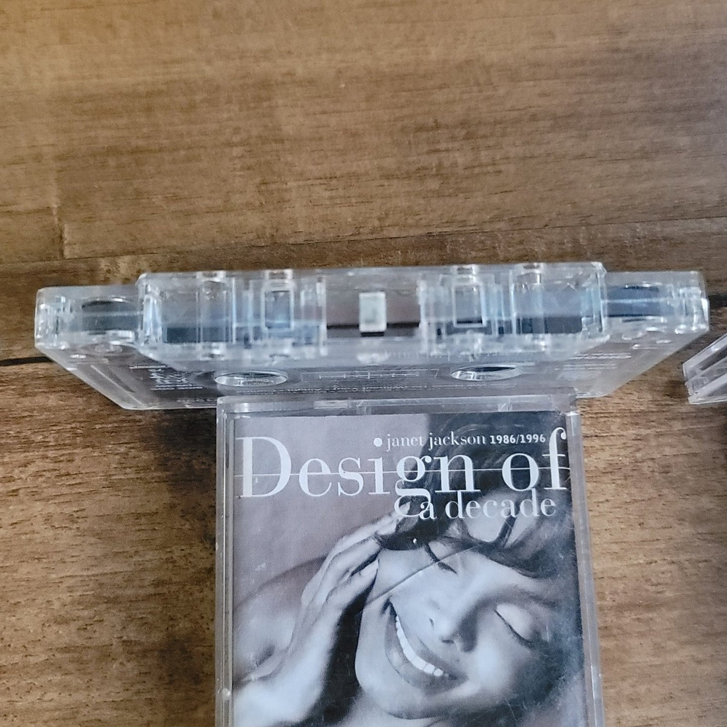 Vtg 1995 Janet Jackson DESIGN OF A DECADE 1986-1996 Cassette Tape